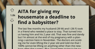 Trouble Looms as Fed-Up Pregnant Mom of Two Gives Housemate Deadline to Find Babysitter for His Child