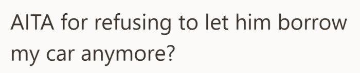 Less about the car now, more about reassurance.