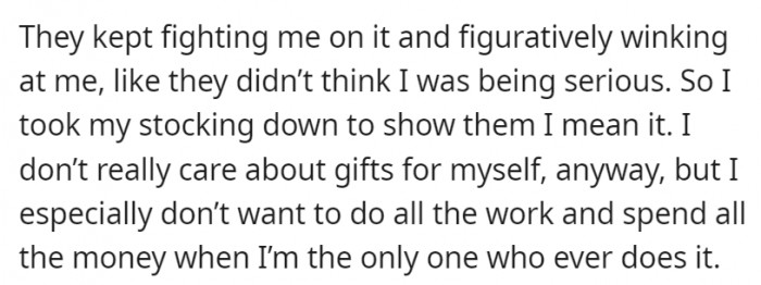 Her family thought she was just bluffing