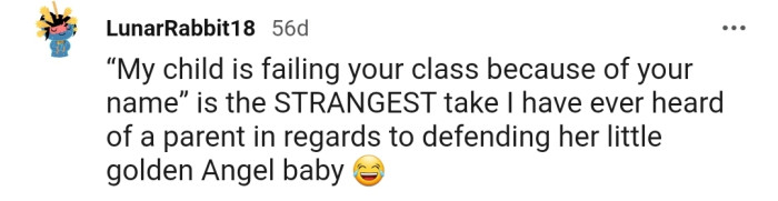 A Very Strange Take Indeed