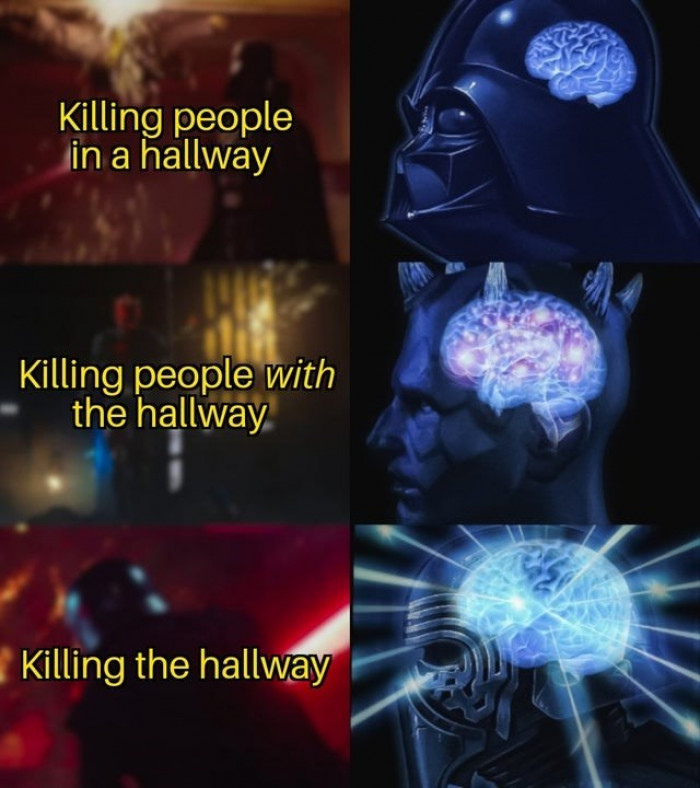 4. They all have anger issues, even the hallway.