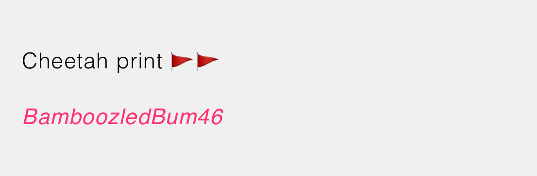 15. Not everyone likes the Cheetah print