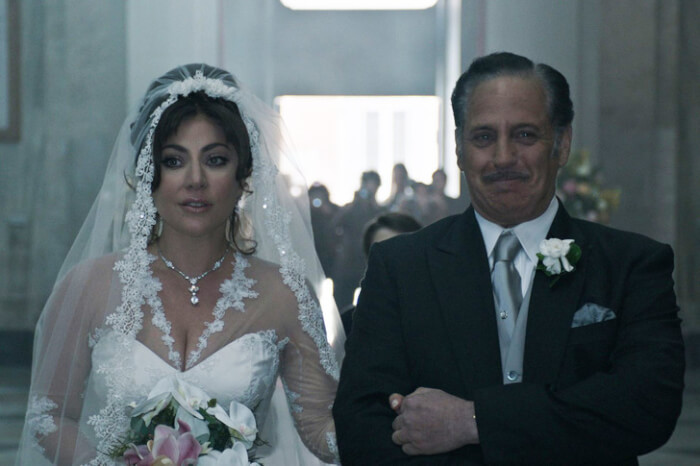 8. In contrast to the one Lady Gaga wore in the movie House of Gucci, Patrizia Reggiani's wedding dress was a little more understated in real life