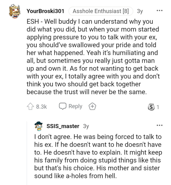 Sometimes, you just have to man up and own it