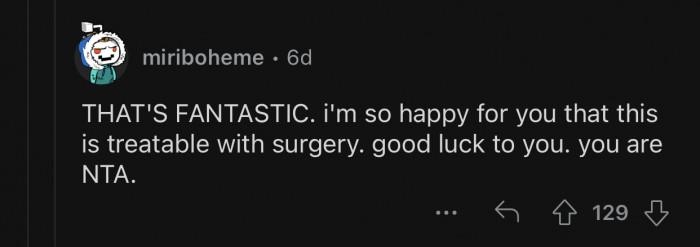 Thankfully, OP still has options.