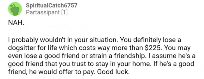 OP has some soul searching to do to see what would be more important to them