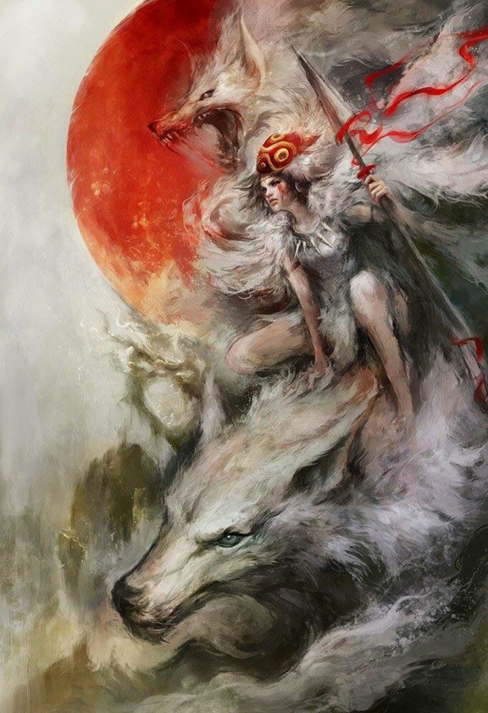 25. Princess Mononoke By Muju