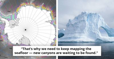 New Research Uncovers Massive Canyon Networks Beneath Antarctic Waters