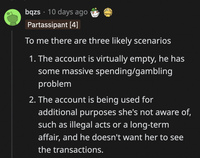 Or he's hiding much more sinister secrets we are just beginning to uncover.