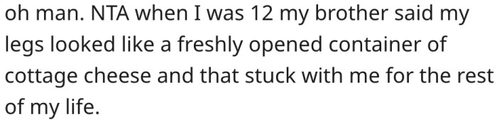 12. Body shaming can have long-lasting negative effects on the victim.