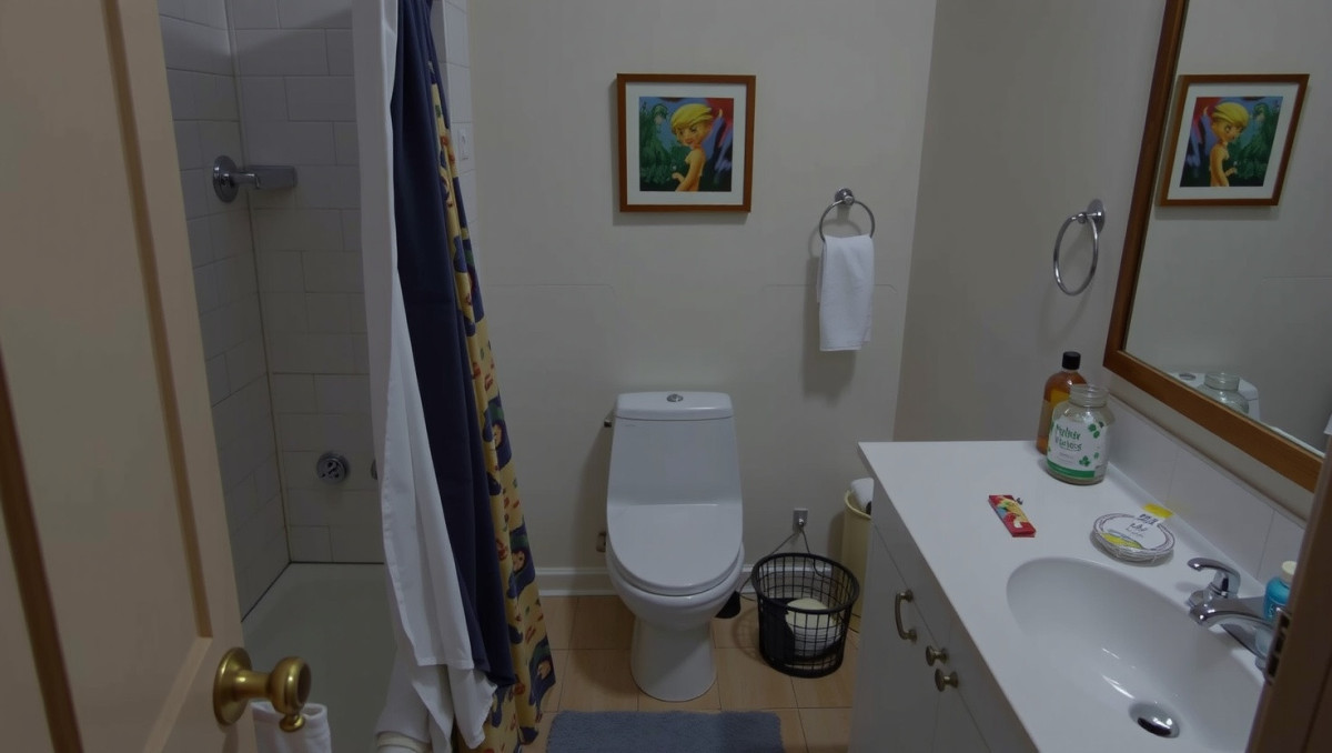 Neighbors Boyfriend Making a Mess in Shared Bathroom: Should I Report Him?