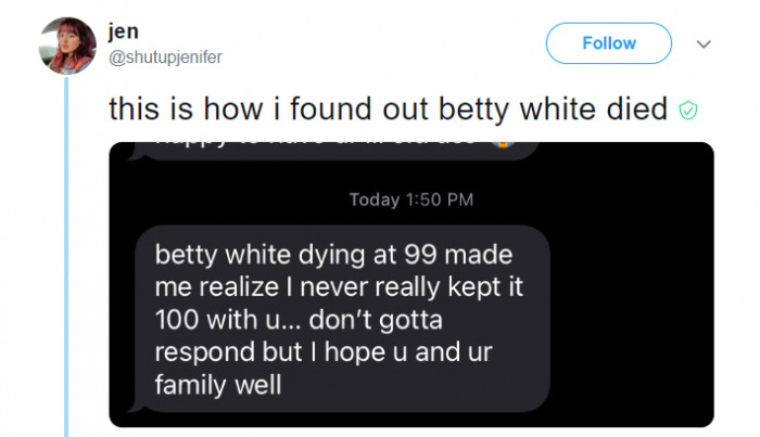 15. Not an ideal way to receive news.