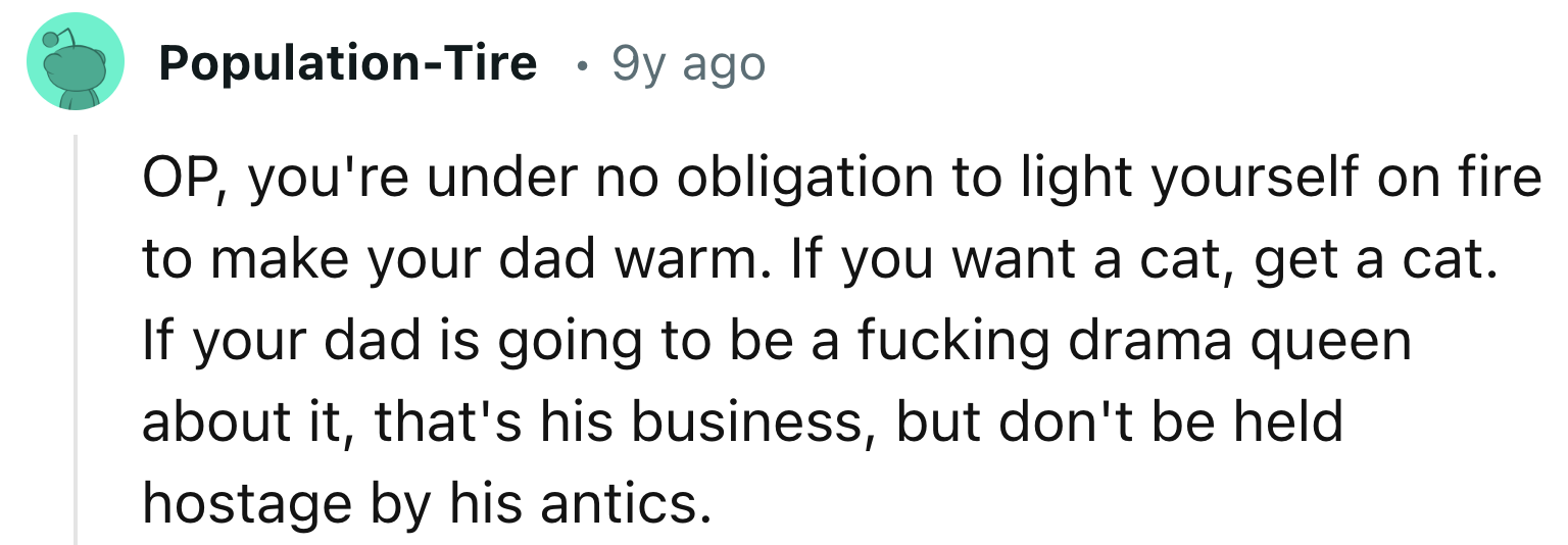 OP Should Get A Cat If She Wants It