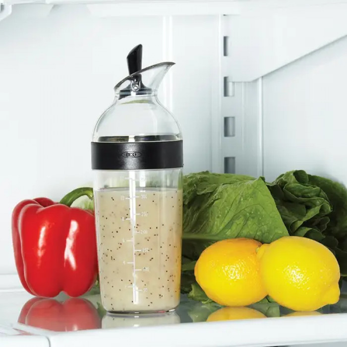 Make the vinaigrette in a salad dressing shaker, as there are measurements printed on the side.