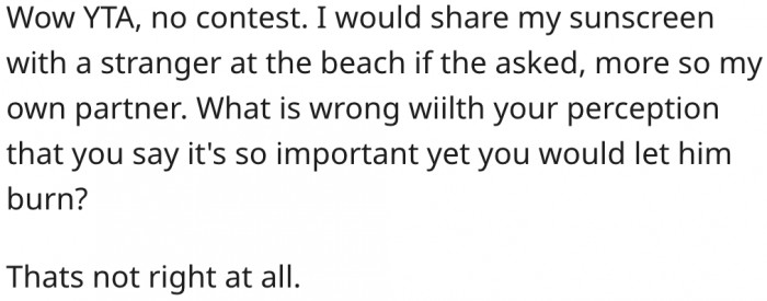 8. You can even share sunscreen with strangers.