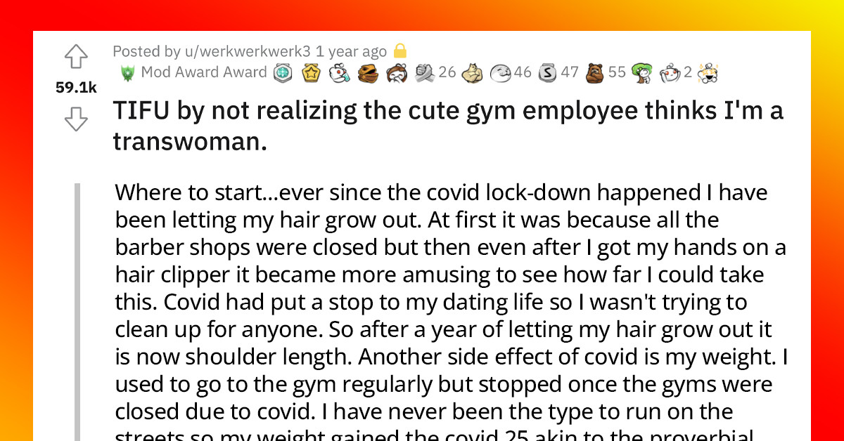 Gym Employee Mistakes Man For A Trans Woman, But The Man's Response Is What Is Catching The Headlines