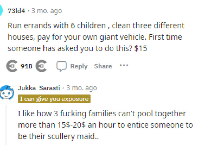 This would be a no from us because that sounds like an awful lot of work, and working for moms is tough.