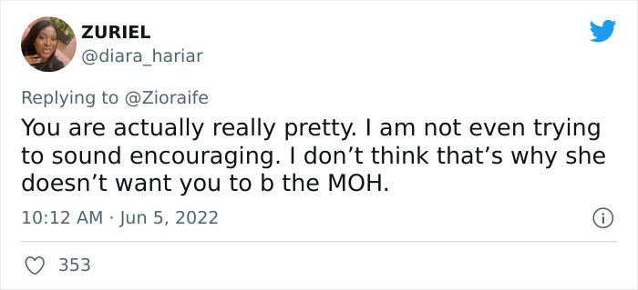 Maybe she's just insecure?