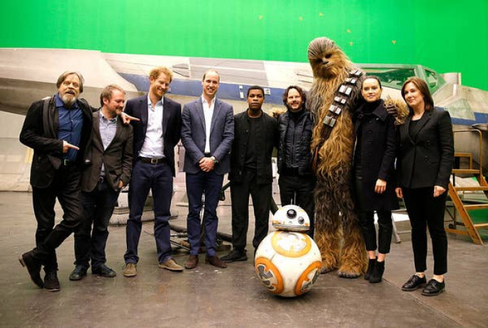 Prince William and Prince Harry were cut out from Star Wars: The Last Jedi