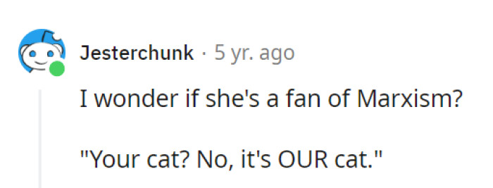 Looks like she's more into 