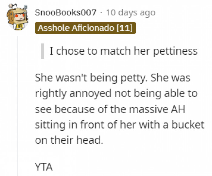 Matching Her Pettiness