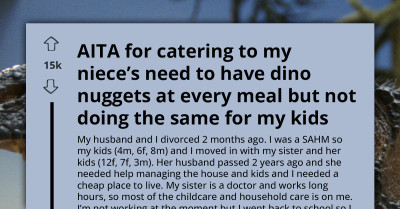 Mom Refuses To Give All The Kids Dino Nuggets, Family Says She’s Being Unfair