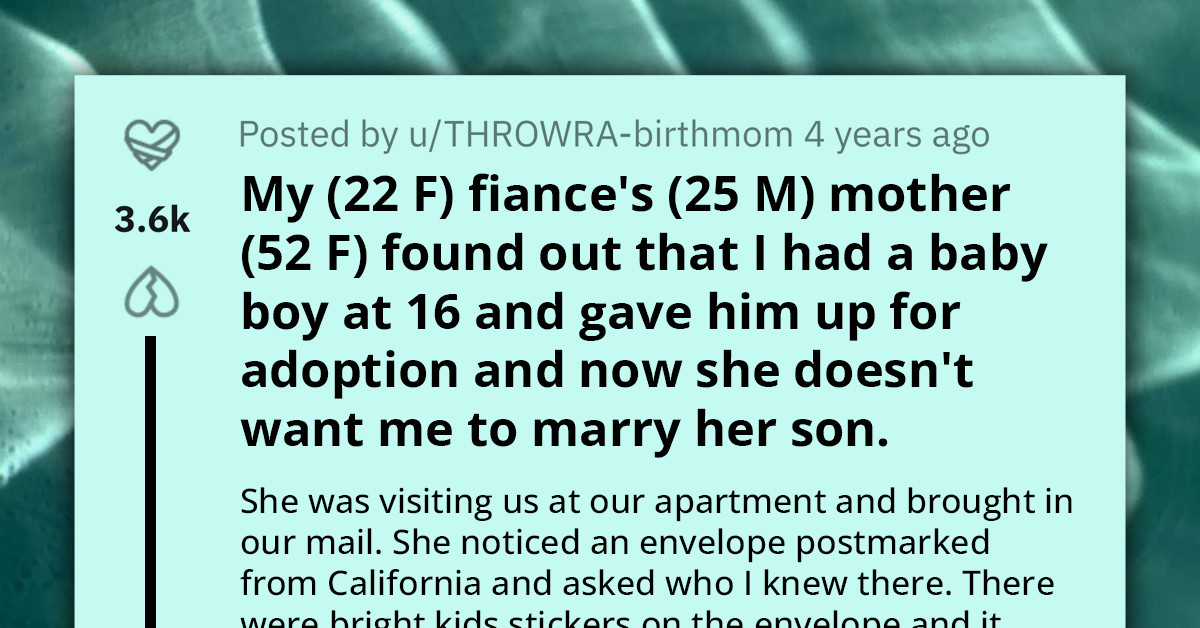 Bride-To-Be Devastated As Fiancé’s Mom Withdraws Wedding Approval After Discovering She Had A Baby At 16