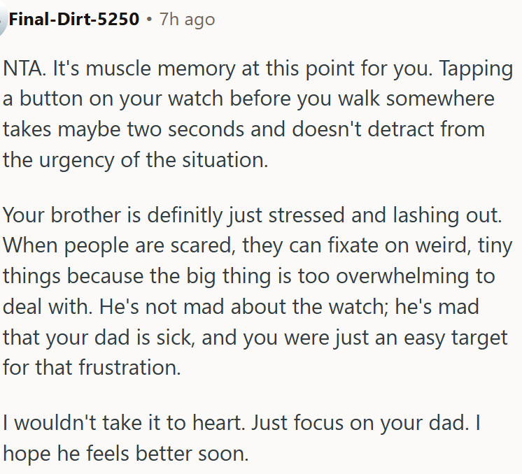 OP's brother is definitely just stressed and lashing out.