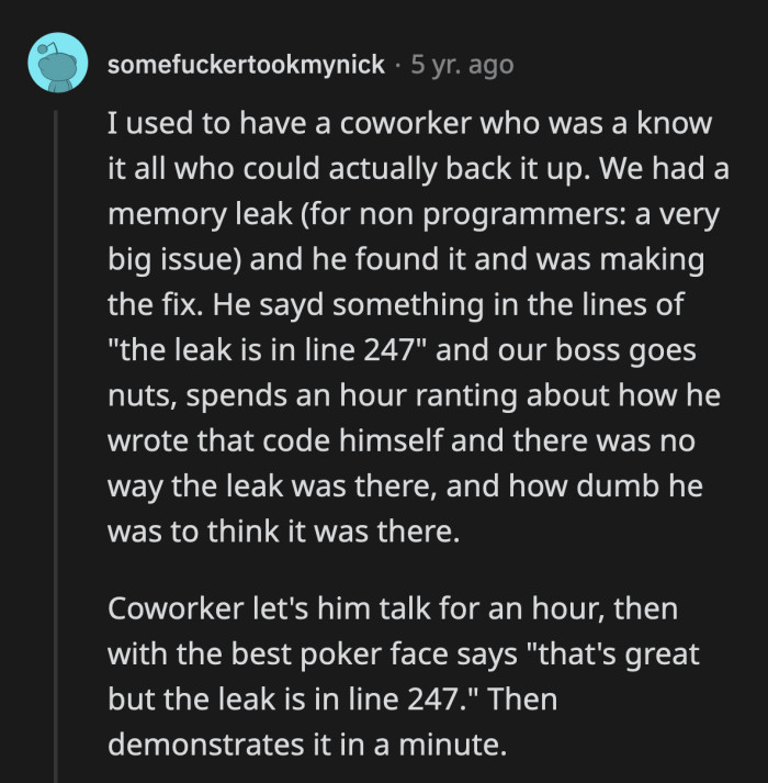 7. Good for you. You still made a mistake.