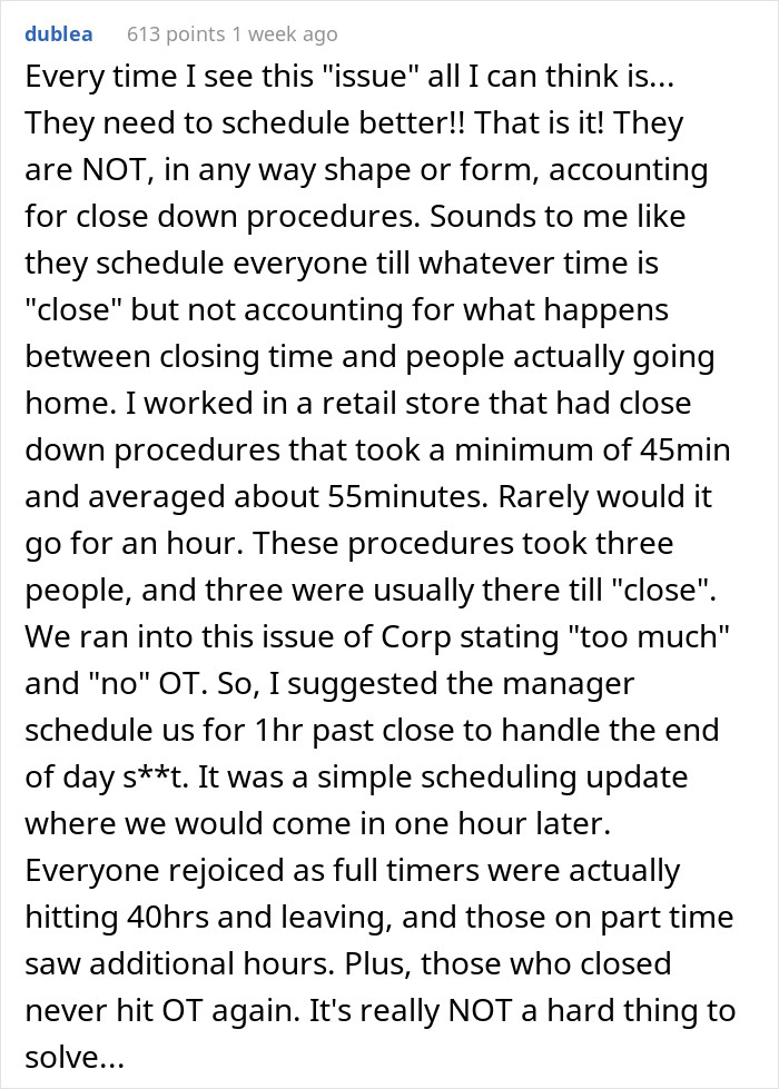 They Need to Schedule Better