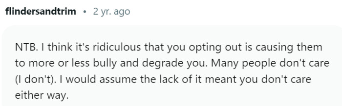 Many people do not care