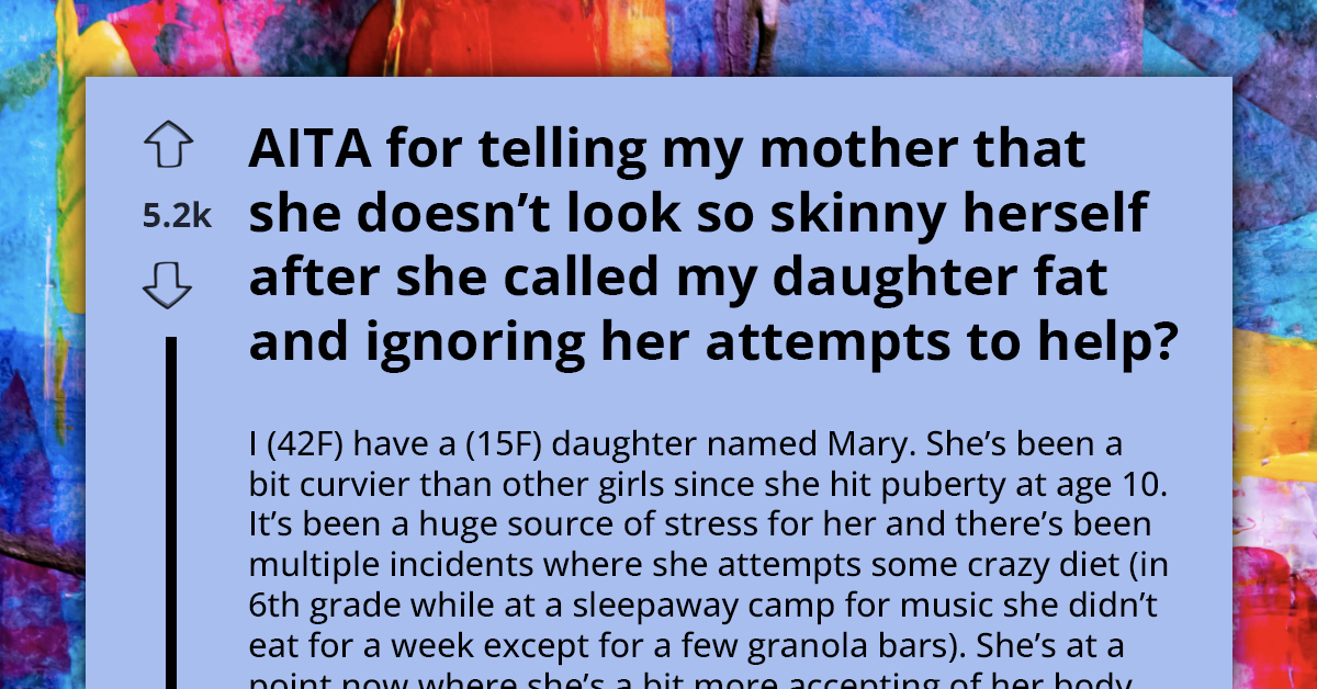 Grandmother's Hypocrisy Exposed After Body-Shaming Curvy Granddaughter