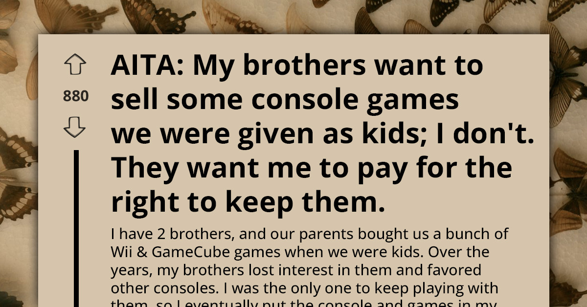 Brothers Demand Payment For Childhood Game Collection One Sibling Kept Alive