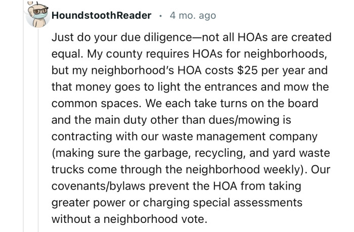 According to This Redditor, HOA Is Not Bad; You Just Need to Do Your Due Diligence