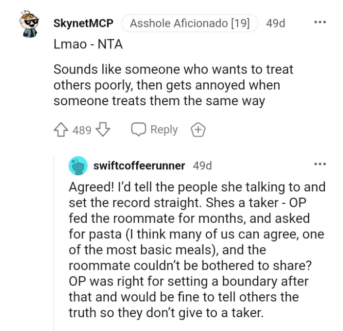 This Redditor would tell the people she's talking to and set the record straight