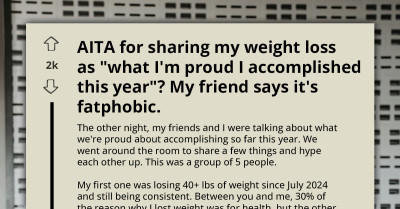 Woman Celebrates Her Weight Loss, But Friends Accuse Her of Promoting Fatphobia