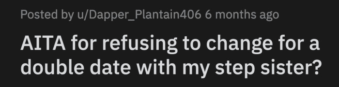 She was a successful chaperone and didn't leave the conservative couple to be alone.