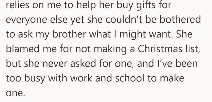 Responsibility flows one way, consideration does not.