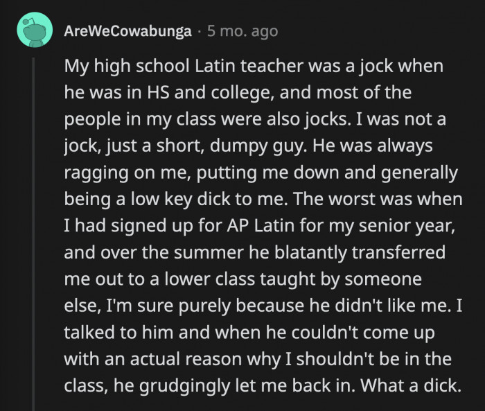 10. Teachers who take part in the 