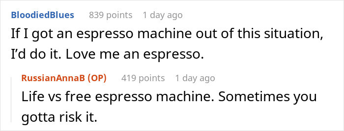 Sometimes you gotta risk it