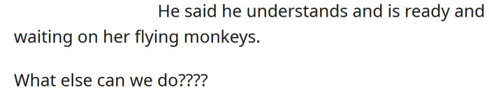 So, she's asking the Reddit community for advice.