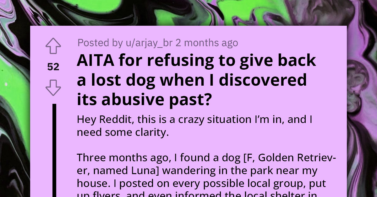Man Threatens To Sue As Redditor Refuses To Give His Lost Dog Back After Discovering Signs Of Abuse