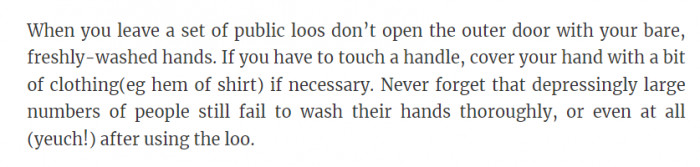 24. This is so true. Pay attention to what you're touching.