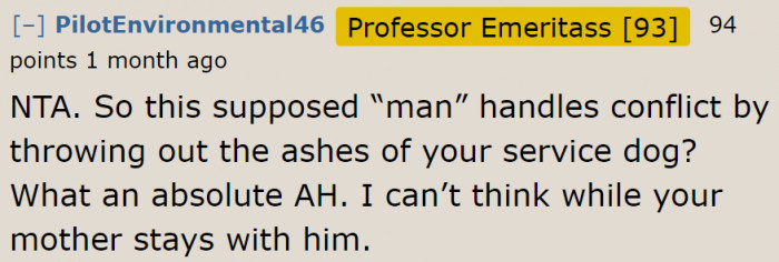 That is not the way to handle conflict.