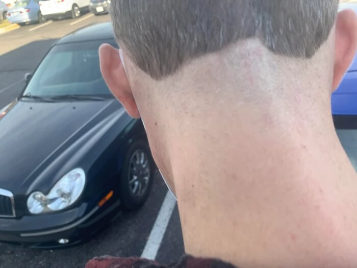 11. When the stylist says, “I’m having a tough time with your hairline!”