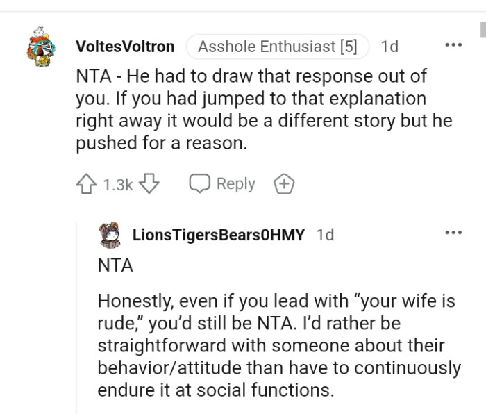 It would be a different story but he pushed for a reason