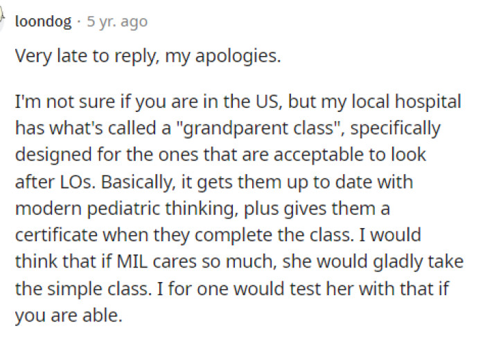 This is the top comment, but many of us have never even heard of this class. It seems very beneficial, though, and great for those who need it.