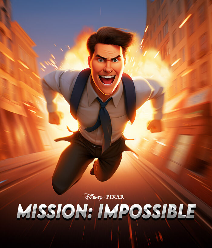 14. Tom Cruise Takes on Mission Impossible: An Animated Action-Packed Adventure!
