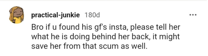 It might save her from the scum