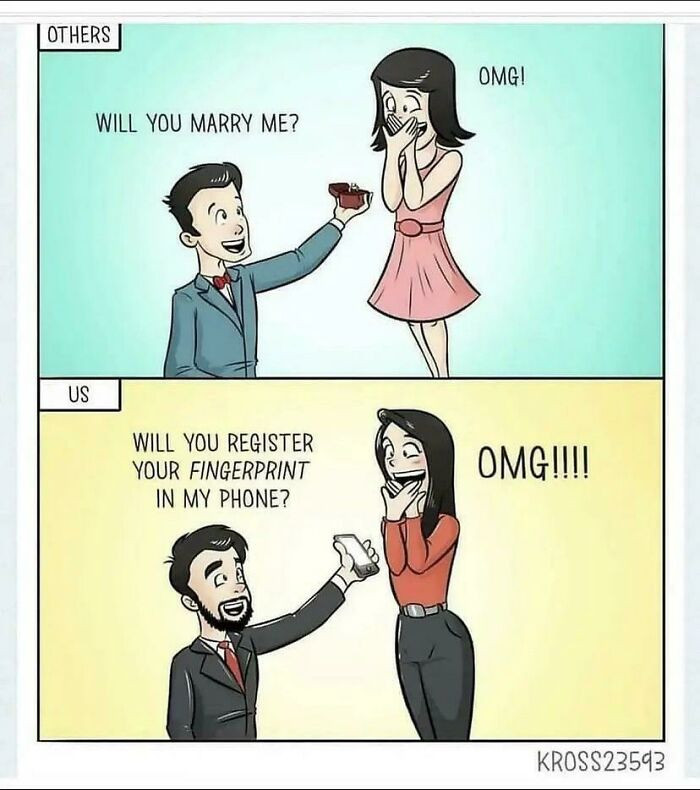 47. Gotcha! You don’t want to get married—you just want to check what’s in their phone!